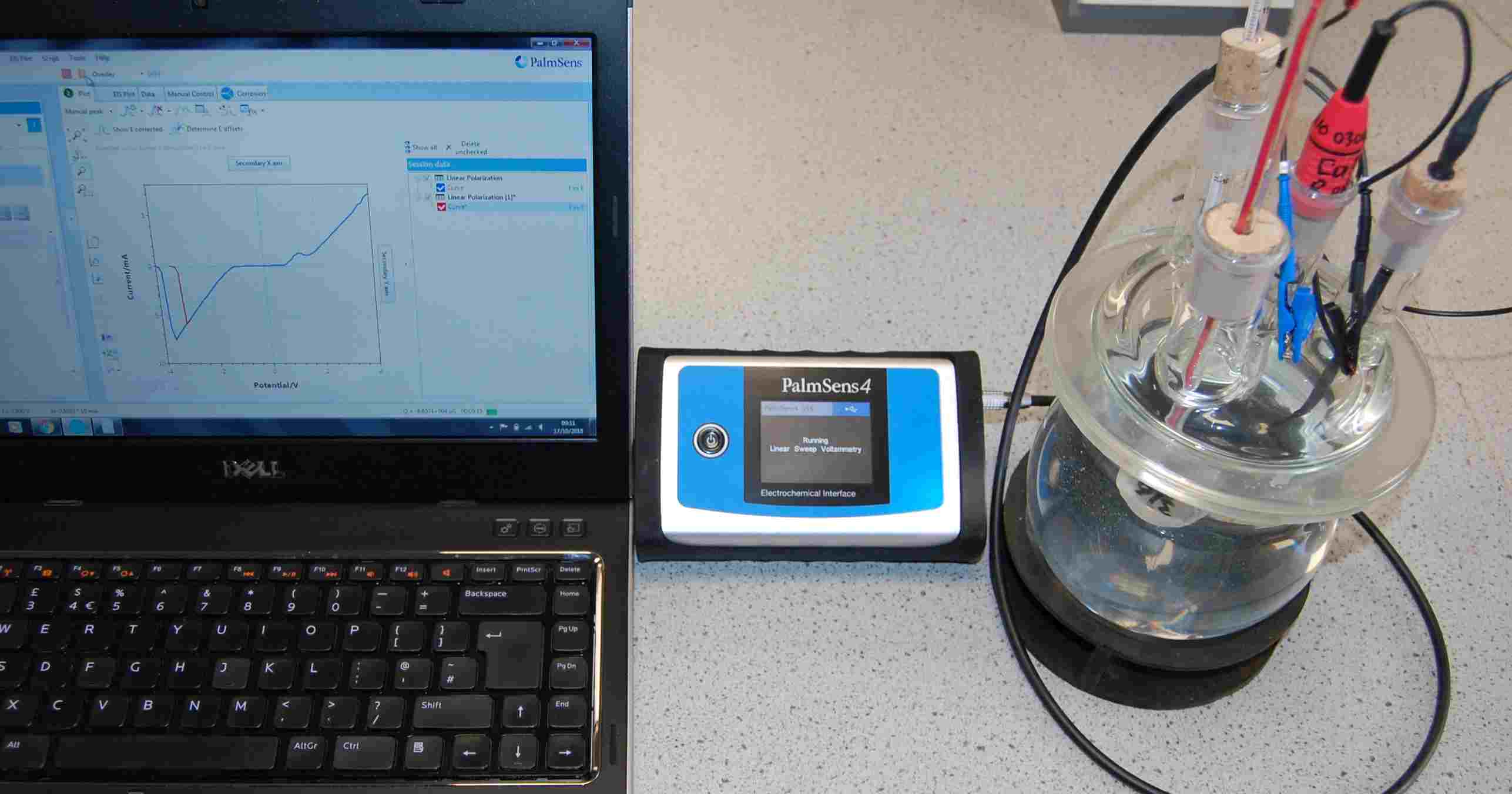 Potentiostat Electrochemical Testing